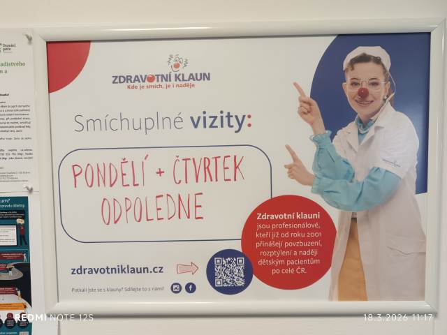 Třída Z3 navštívila Dětskou nemocnici Brno