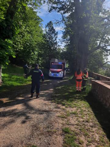 Žáci naší školy si vyzkoušeli roli figurantů při taktickém cvičení IZS JMK